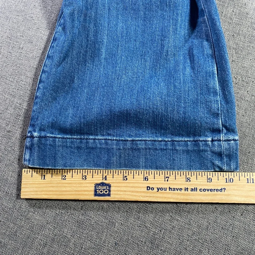 VTG J Crew Womens Jeans Size 31 Medium Wash Denim Flare‎ Leg Made In USA Y2K
